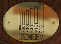 KORB Orgonaműhely embléma